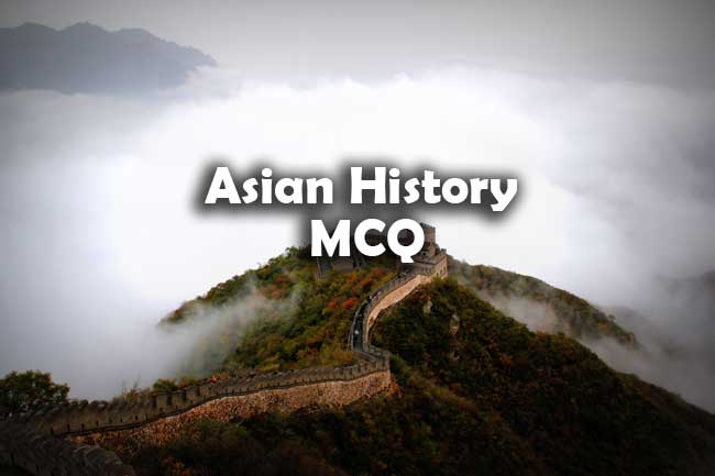 Asian History Questions and Answers