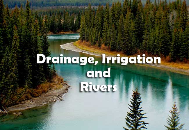 Drainage, Irrigation and Rivers Questions and Answers