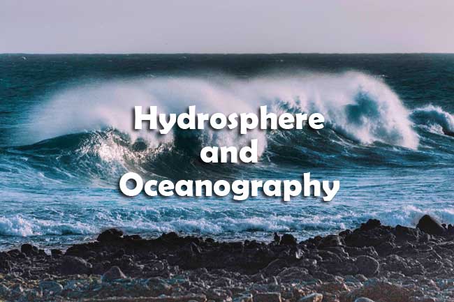 Hydrosphere and Oceanography Questions and Answers